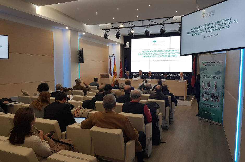 LA ASAMBLEA GENERAL DE UNIÓN INTERPROFESIONAL DE LA COMUNIDAD DE MADRID, COMPUESTA POR LOS COLEGIOS PROFESIONALES QUE LA INTEGRAN, APRUEBAN POR UNANIMIDAD LAS CUENTAS ANUALES DE LA ASOCIACIÓN