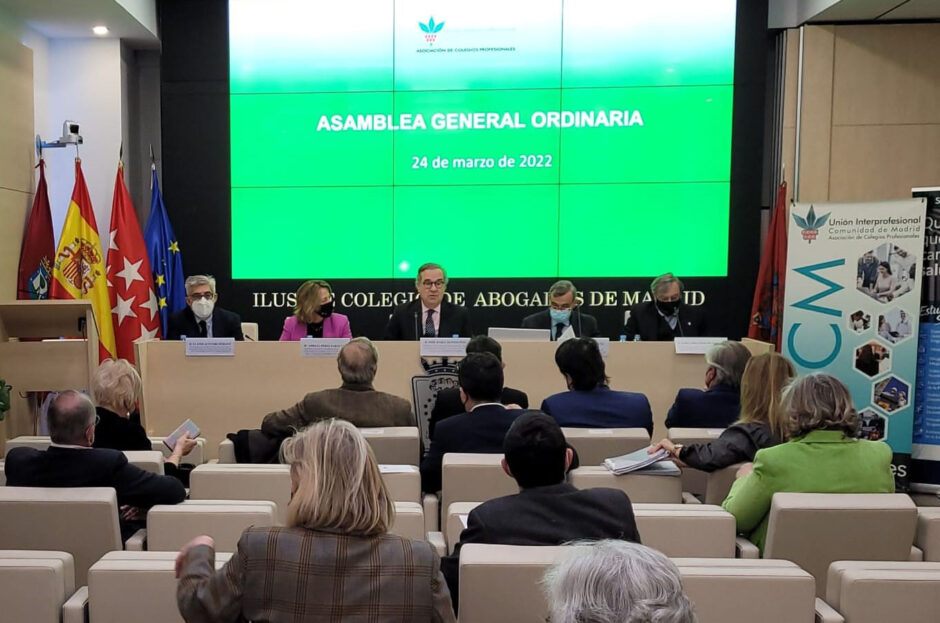 APROBADAS POR UNANIMIDAD LAS CUENTAS ANUALES DE 2021 DE UNIÓN INTERPROFESIONAL DE LA COMUNIDAD DE MADRID Y LA INCORPORACIÓN DE UN NUEVO MIEMBRO A LA ASOCIACIÓN