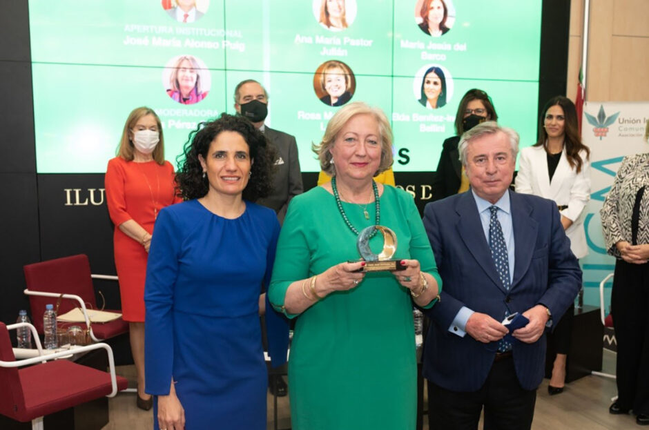 UNIÓN INTERPROFESIONAL OTORGA EL I PREMIO MUJER PROFESIONAL A LA PRIMERA INGENIERO DE MINAS DE ESPAÑA, MARÍA DOLORES NORTE