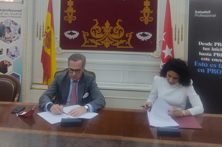 UNIÓN INTERPROFESIONAL Y EL BANCO SABADELL INTENSIFICAN SU COLABORACIÓN PARA POTENCIAR LA RELACIÓN EXISTENTE CON LOS COLEGIOS PROFESIONALES Y SUS COLEGIADOS