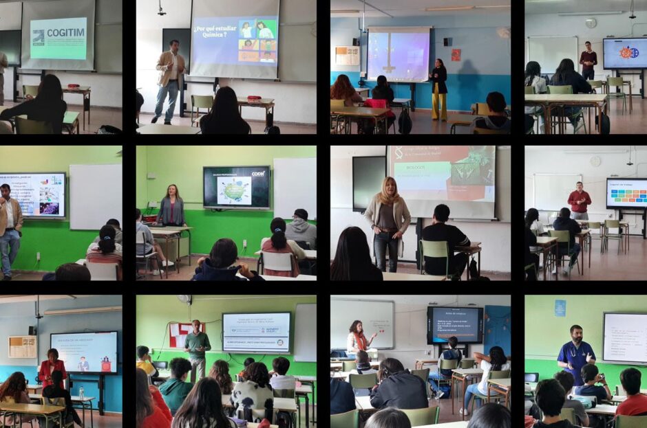 REPRESENTANTES DE DIFERENTES COLEGIOS PROFESIONALES PARTICIPAN, POR SEGUNDO AÑO CONSECUTIVO, EN LA JORNADA DE ORIENTACIÓN ACADÉMICA-PROFESIONAL DEL IES DÁMASO ALONSO