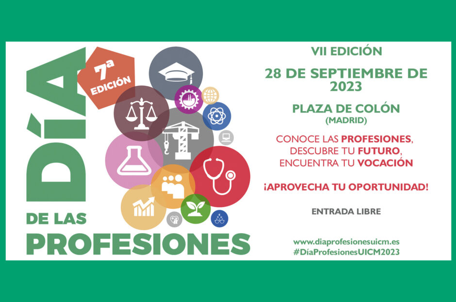 TE ESPERAMOS EL 28 DE SEPTIEMBRE EN EL DÍA DE LAS PROFESIONES DONDE SE CELEBRARÁN MÁS DE 60 TALLERES Y ACTIVIDADES