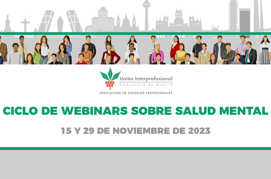 CICLO DE WEBINARS SOBRE SALUD MENTAL – 15 Y 29 DE NOVIEMBRE DE 2023