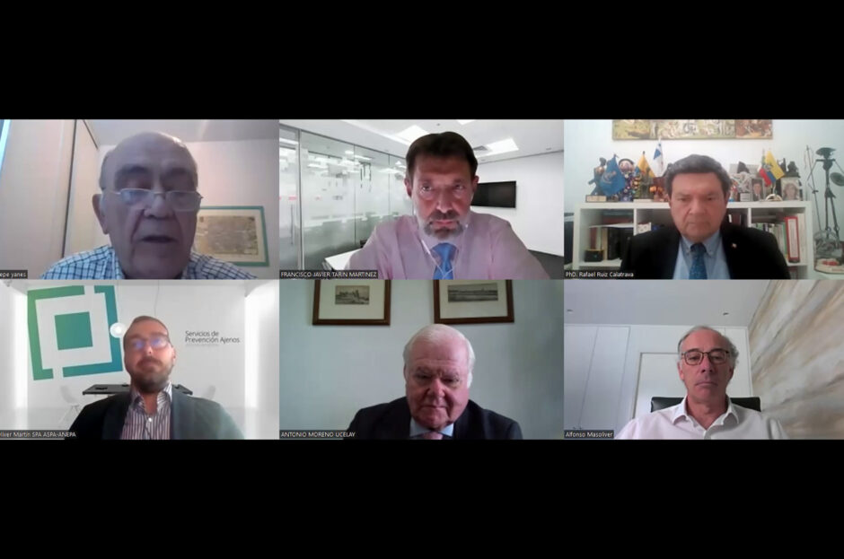 LA NECESIDAD DE ACTUALIZACIÓN DE LA LEY DE PREVENCIÓN DE RIESGOS LABORALES A DEBATE EN EL ÚLTIMO WEBINAR ORGANIZADO POR UICM DENTRO DE LA INICIATIVA “MIÉRCOLES DE PREVENCIÓN”